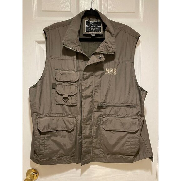 Field & Stream Fisherman Fishing Tactical Vest NAM Broadcasters Men's Size XL - Picture 1 of 9